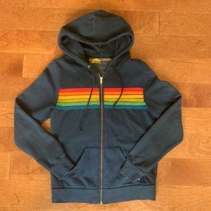 Aviator Nation Six Stripe Zip Up